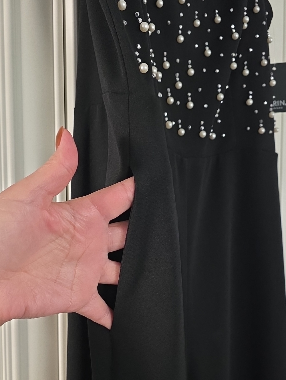 NWT MARINA | $189 Embellished Jumpsuit - Picture 6 of 9
